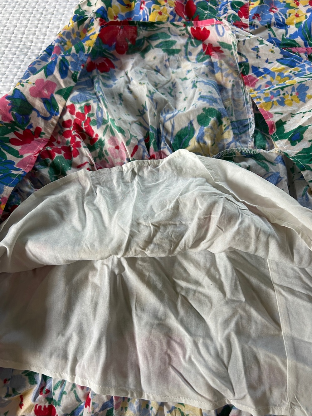 Shop the Mint multicolor Floral V-Neck Tiered Summer Dress NWOT Size XL - Picture 8 of 10